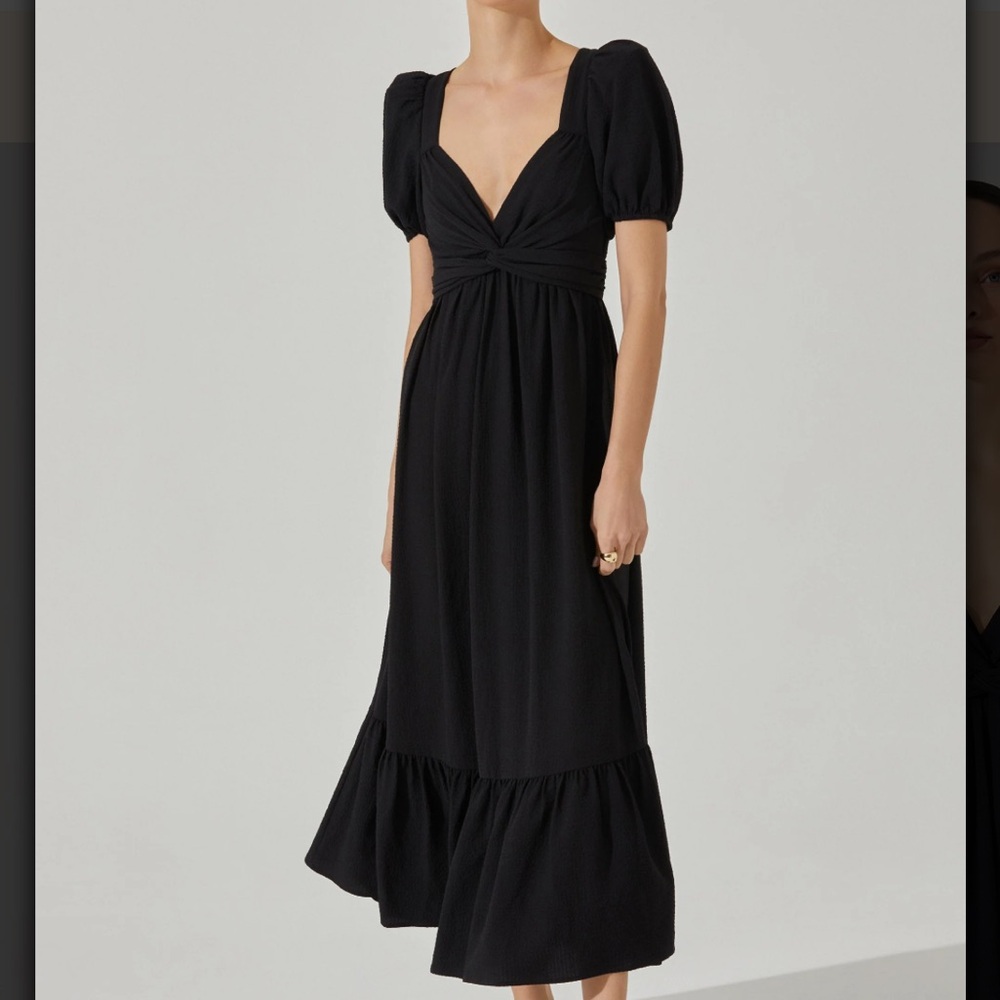 ASTR Twist Bust Midi Dress